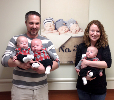 The Asher Family - Triplets in Kansas City
