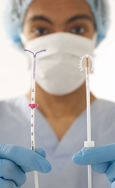 Two Types of Intrauterine Devices (IUDs)