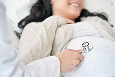 Obstetrician Visit for Pregnant Woman in Third Trimester